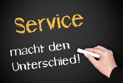 Service macht den Unterschied!